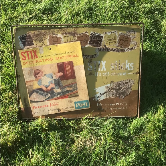 1950’s Stix Metal Advertising Double sided sign - Picture 3 of 4